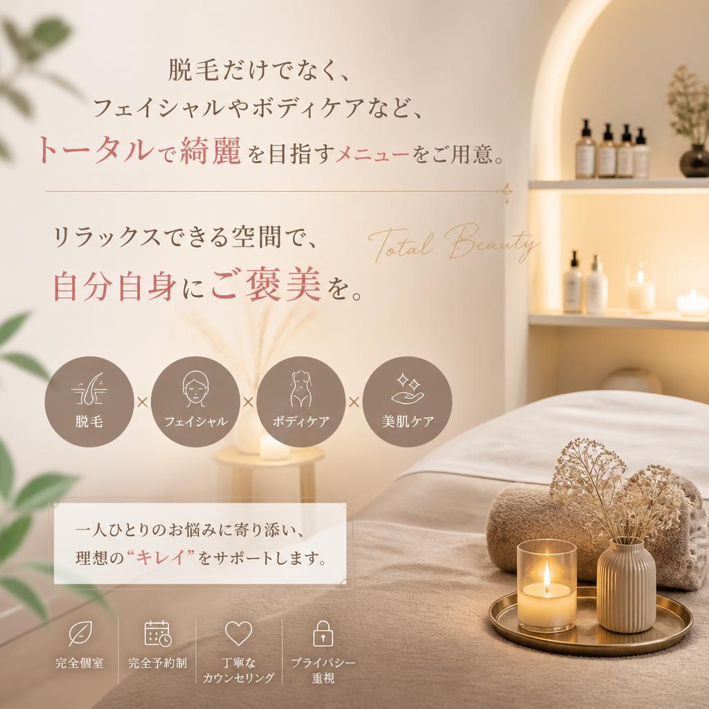 美容とリラクゼーションを両立